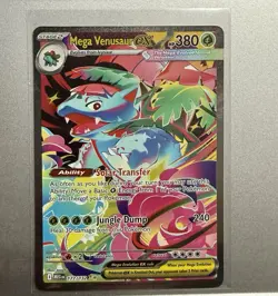 Pokemon TCG Mega Venusaur EX Card 177/132 Mega Evolution Sir - Image 1