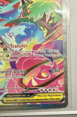 Pokemon TCG Mega Venusaur EX Card 177/132 Mega Evolution Sir - Image 3