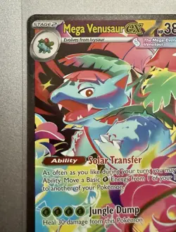 Pokemon TCG Mega Venusaur EX Card 177/132 Mega Evolution Sir - Image 5