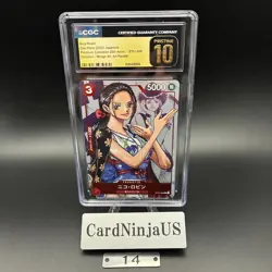 CGC PRISTINE 10 Nico Robin ST01-008 C 25th Edition Parallel ONE PIECE Card Game - Image 1