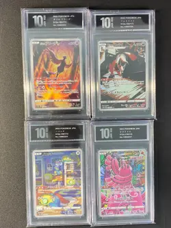 Pokemon Japanese cards 4pcs S12a-182 192 198 176/172 AR Grade 10 - Image 1
