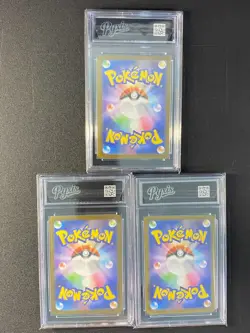Pokemon Japanese cards 3pcs M1L-072 070 071/063 AR Grade 10 - Image 2