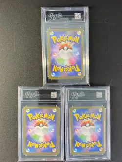 Pokemon Japanese cards 3pcs M3-088 083 090/080 AR Grade 10 - Image 2