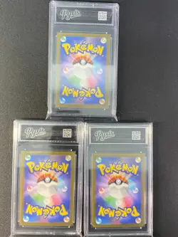 Pokemon Japanese cards 3pcs SV2D-080 075 083/071 AR Grade 10 - Image 2