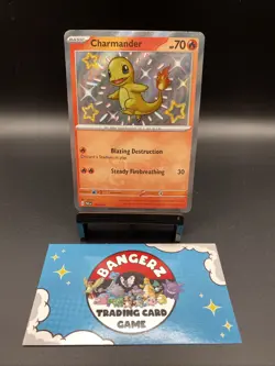 Pokemon TCG Charmander Paldean Fates Baby Shiny Card 109/091 NM - Image 1