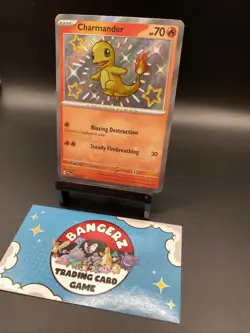 Pokemon TCG Charmander Paldean Fates Baby Shiny Card 109/091 NM - Image 2