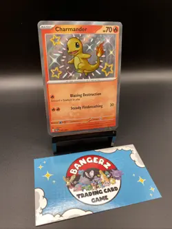 Pokemon TCG Charmander Paldean Fates Baby Shiny Card 109/091 NM - Image 3