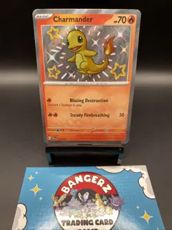 Pokemon TCG Charmander Paldean Fates Baby Shiny Card 109/091 NM - Image 4