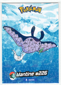 POKEMON - CRYSTAL CARD COLLECTION * MANTINE #226 - CRACKED ICE HOLO - Image 1