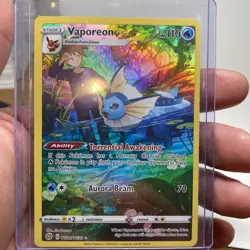 Pokemon Card Vaporeon Brilliant Stars TG02/TG30 Full Art Trainer Gallery MINT - Image 3