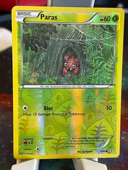 POKEMON PARAS 6/83 COMMON REVERSE HOLOFOIL GENERATIONS NM CARD - Image 1