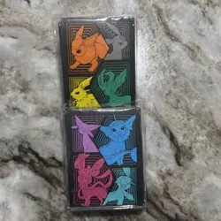 (2) Pokemon TCG Evolving Skies CARD SLEEVES (65) Elite Trainer Box ETB ART SET - Image 1