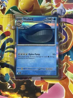 Pokemon Wailord Holo Rare 041/159 Journey Together TCG Card - Image 1