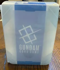 Gundam Card Game Official Deck Box and Divider - Damaged - Gundam TCG - Image 1