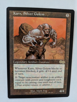 Karn, Silver Golem Urza's Saga MTG NM Free shipping with tracking - Image 1