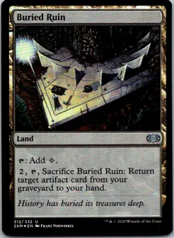 Buried Ruin U artifact Foil Double Masters 312 LP-NM - Image 1