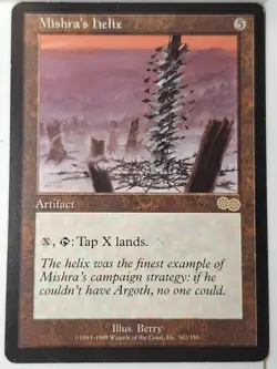 Mishra's Helix - Urza's Saga - Magic the Gathering MTG Nice! - Image 1