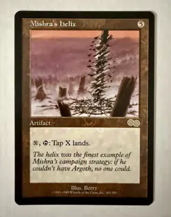Mishra's Helix Magic the Gathering MTG Card Urza's Saga NM Excellent Condition!! - Image 1