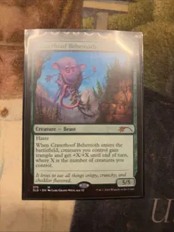 Craterhoof Behemoth secret lair Non Foil MTG - Image 1