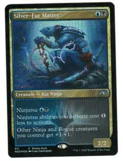 MTG Silver-Fur Master Foil Promo Pack Kamigawa Neon Dynasty Magic The Gathering - Image 1