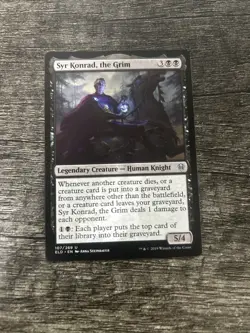 MTG 1x Syr Konrad, the Grim x1 LP Throne of Eldraine - Image 1