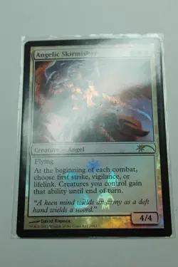 MTG Angelic Skirmisher x1-Foil -Gatecrash Promos-Lightly Played - Image 1