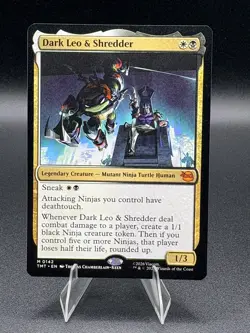 Dark Leo and Shredder - Teenage Mutant Ninja Turtles - MtG- NM - Image 1