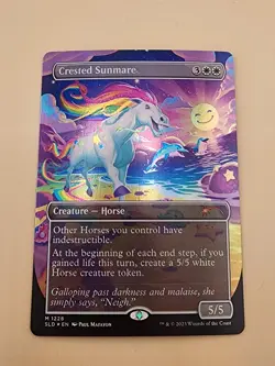 Crested Sunmare Secret Lair Drop Foil NM - Image 2