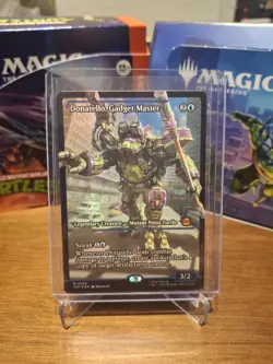 MTG TMNT Teenage Mutant Ninja Turtles Donatello, Gadget Master Showcase FOIL NM - Image 1