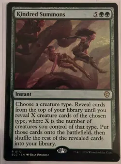 Kindred Summons Commander: Lorwyn Eclipsed Regular - Image 1