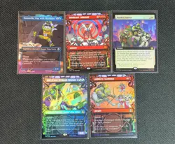 Magic The Gathering Teenage Mutant Ninja Turtles TCG Lot of 5 NM or Better - Image 1