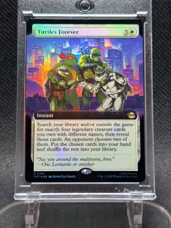 Magic The Gathering Teenage Mutant Ninja Turtles TCG Lot of 5 NM or Better - Image 4
