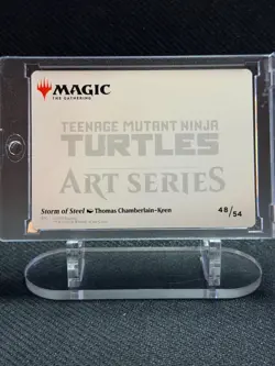 Magic The Gathering TMNT's Art Series Storm of Steel (Gold Stamped) - Image 2