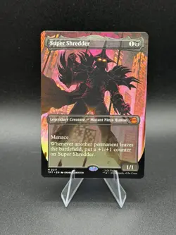 Super Shredder - Borderless - Teenage Mutant Ninja Turtles - MtG- NM - Image 1