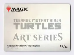 Commander's Plate 50/54 MTG Art Series: Teenage Mutant Ninja Turtles (ASTMT) - Image 2