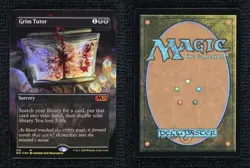 Grim Tutor (Alternate-Art Borderless) Foil Magic: Core Set: 2021 M21 #315 - Image 3