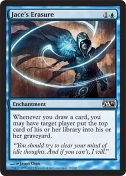 4 x Jace's Erasure - Magic 2011 - Light Play - MTG - Image 1