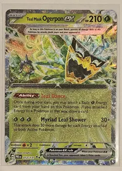 Teal Mask Ogerpon ex 012/131 - SV: Prismatic Evolutions Pokemon Card - Image 1