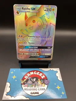 Pokemon TCG Raichu GX 75/73 Shining Legends Holo Secret Rare - Image 1