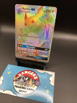 Pokemon TCG Raichu GX 75/73 Shining Legends Holo Secret Rare - Image 2