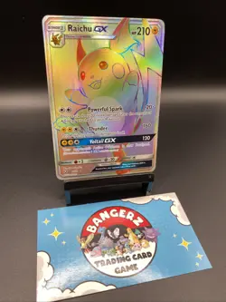 Pokemon TCG Raichu GX 75/73 Shining Legends Holo Secret Rare - Image 3