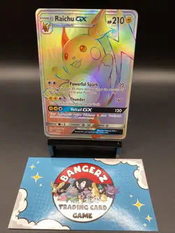 Pokemon TCG Raichu GX 75/73 Shining Legends Holo Secret Rare - Image 4
