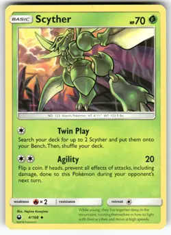Scyther SM - Celestial Storm Uncommon Pokemon Lightly played - Image 1