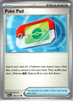 Poke Pad 198/217 Non Holo ME: Ascended Heroes - Pokemon Card - NM - Image 1