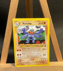 Machamp No.43 WOTC Black Star Promo Pokemon Card - LP+ - Image 1