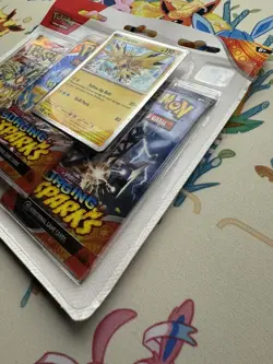 Pokemon TCG Surging Sparks 3 Pack Blister Zapdos - Image 2