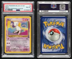 Mew (Pokemon League) WOTC Black Star PSA 8 1999 - Image 3