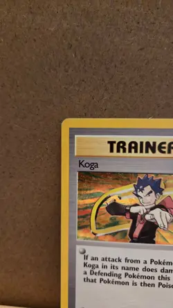 Trainer - Koga Gym Challenge 19/132 Rare Holo DMG - ungraded Pokemon Card - Image 4