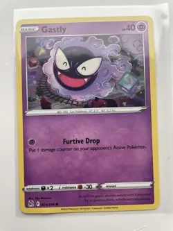 Pokemon Ghastly 064/196 Pokemon TCG: SWSH-11 Lost Origin - Image 1