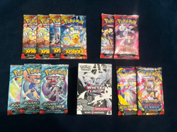 Pokemon TCG Booster Lot (11 Packs + 1 Bundle) Surging Sparks, White Flare + More - Image 1